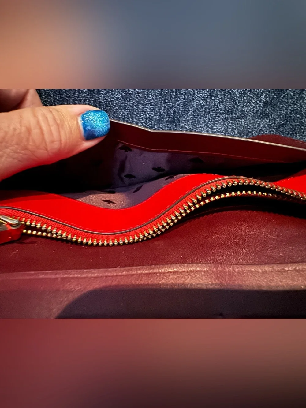 Kate Spade Nadine Patchwork Colorblock Clutch Wallet, Pink/Purple/Mauve